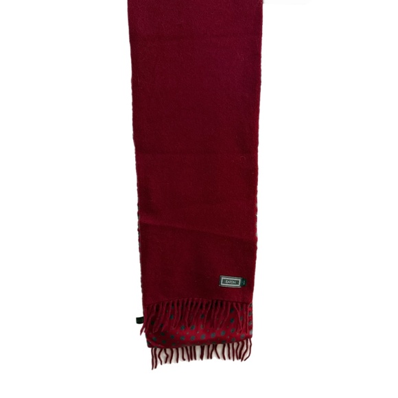 Vintage Eaton Wool & Silk Scarf – 🇨🇦 Made in Canada 🇨🇦 - Picture 8 of 8